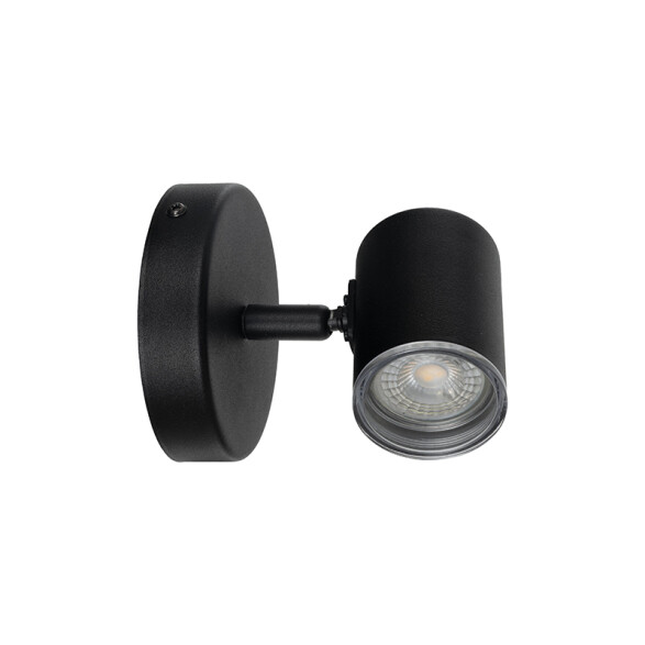 Aplique de pared acero negro GU10 EG6400