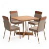 Juego de Comedor 4 sillas Duo + Mesa Atria Rose