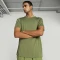 Performance Heather Tee M - Hombre Olive Green