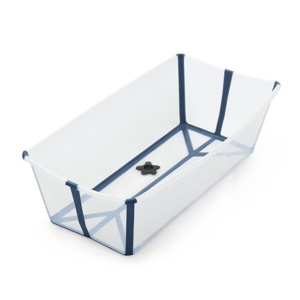 Baño Stokke flexibath clasico transparente azul