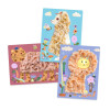 Animales peluditos de velcro Safari Djeco Animales peluditos de velcro Safari Djeco