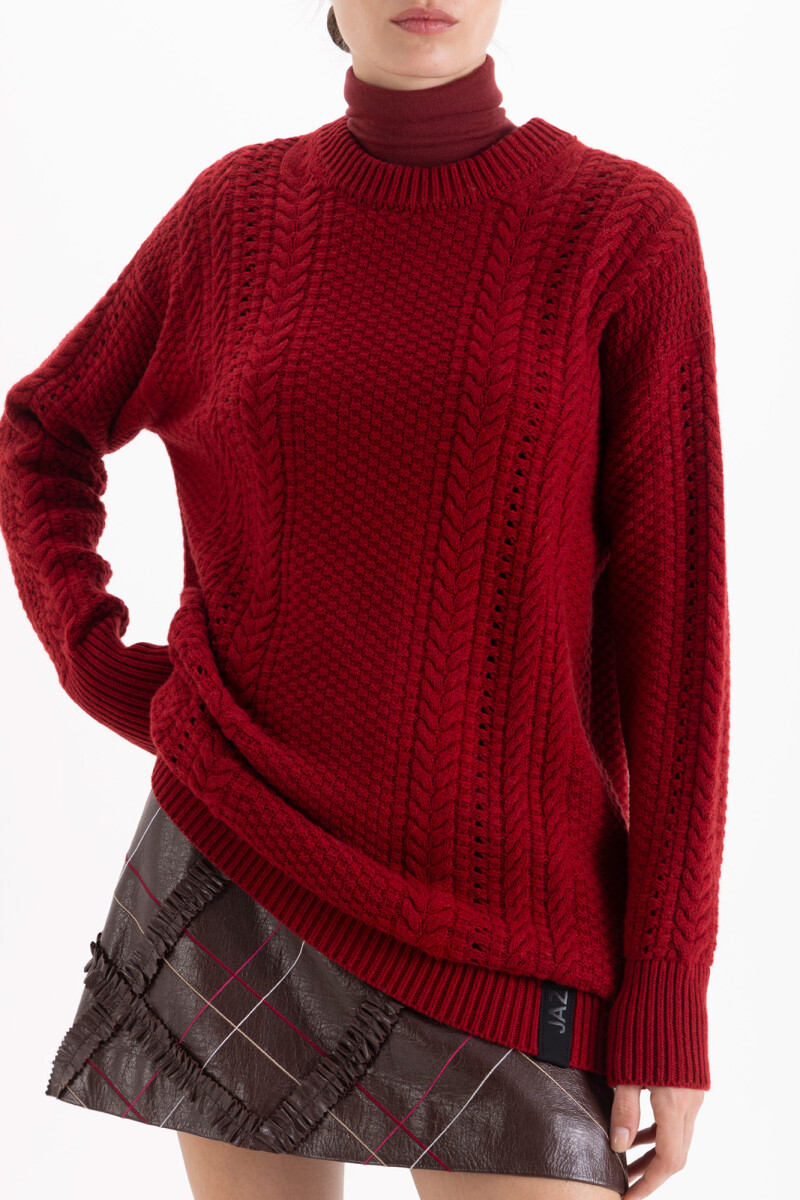 SWEATER MATILDA Bordo
