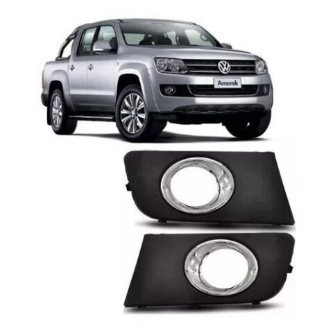 REJILLA DE PARAGOLPE IZQUIERDA AMAROK 13/16 CON CAMINERO / PARA VIRA CROMADA Rejilla De Paragolpe Izquierda Amarok 13/16 Con Caminero / Para Vira Cromada