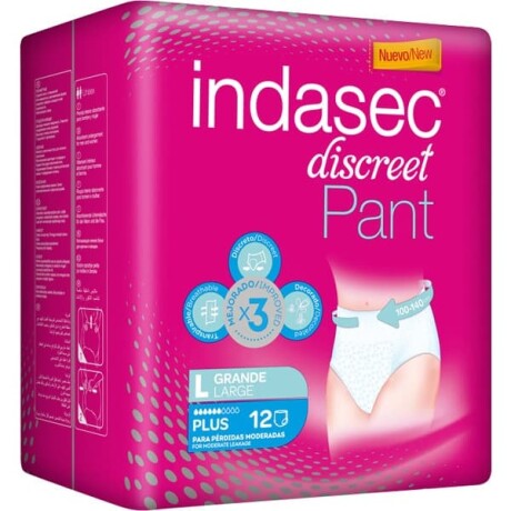 Pants Indasec Pant L Plus 12 Unidades Pants Indasec Pant L Plus 12 Unidades