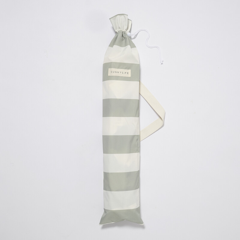 SOMBCOMP Sombrilla De Playa Compacta Sunnylife - Sea Sage Stripe