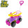 Buggy Jeep 3 En 1 C/ Guia Y Protección Varios Diseños Rosa/Amarillo
