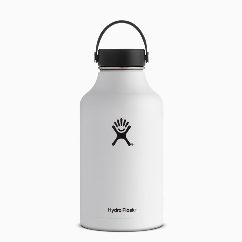 Botella Hydro Flask 64 Oz. (1.9 L) Wide Mouth White Botella Hydro Flask 64 Oz. (1.9 L) Wide Mouth White