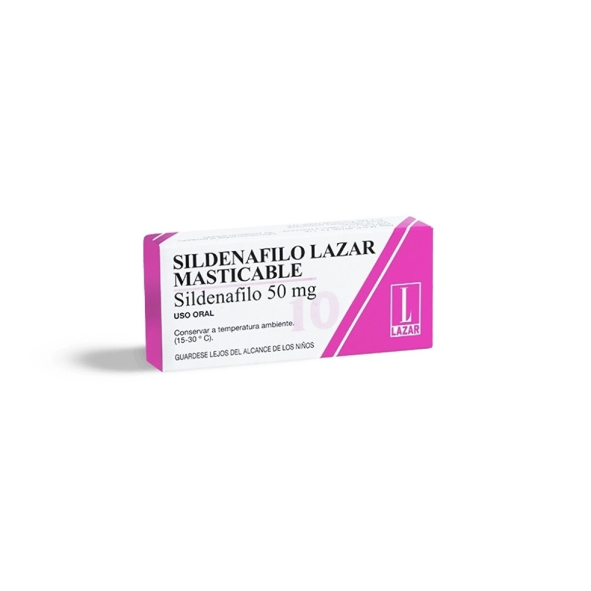Sildenafil Lazar Masticable 10 Comp. 