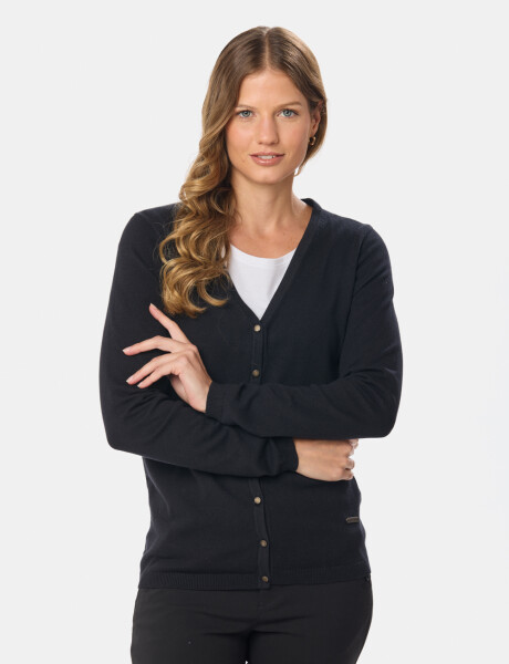 SACO TEJIDO CLÁSICO Negro