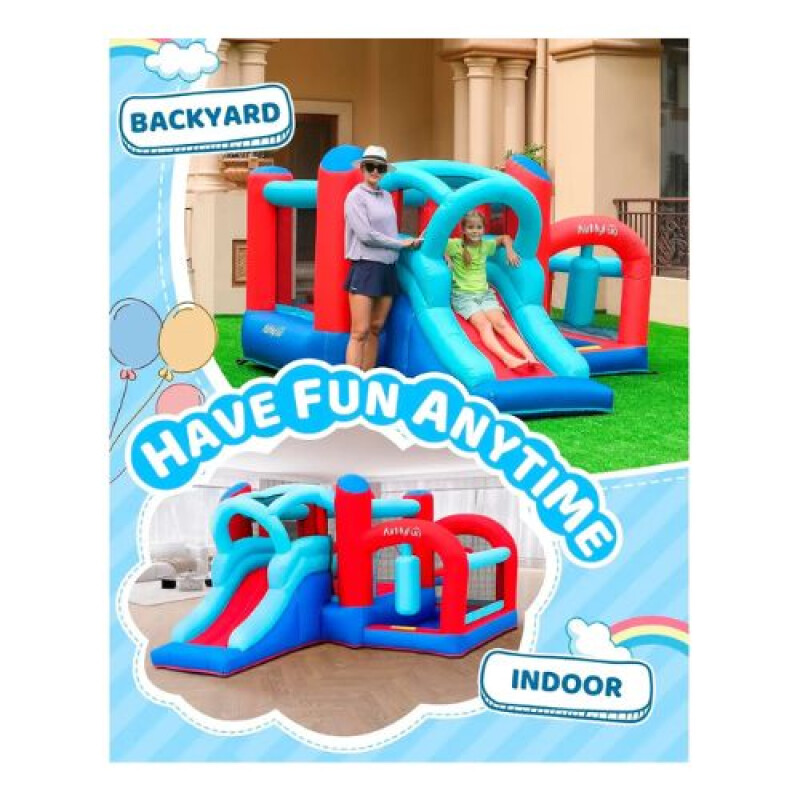 Castillo Inflable All In One con Tobogán - Doctor Dolphin Castillo Inflable All In One Con Tobogán - Doctor Dolphin