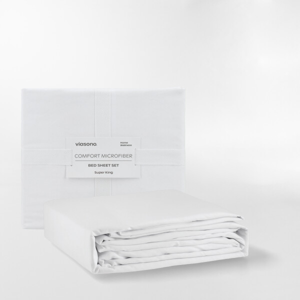 SÁBANA MICROFIBER BLANCO - SUPER KING