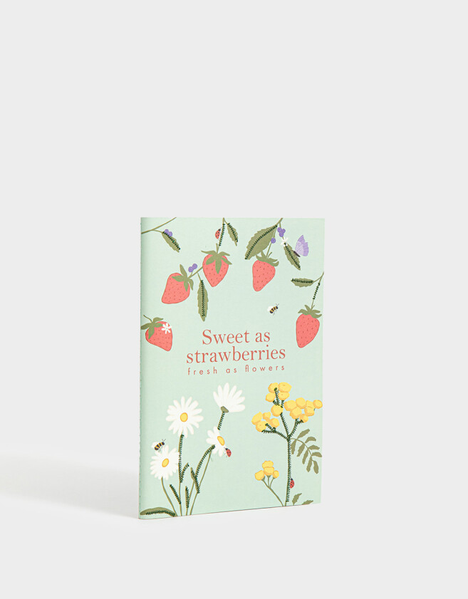 Anotadores Cuadernos y Memos Cuaderno A5 Tapa Blanda Encuadernado Con Bordados - Verde Claro