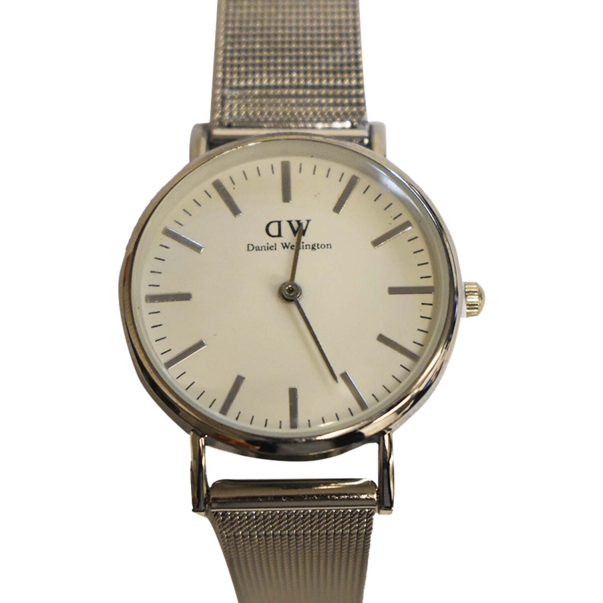 Reloj de Pulsera para Mujer Diseño Clásico Urbano Elegante - Plateado 