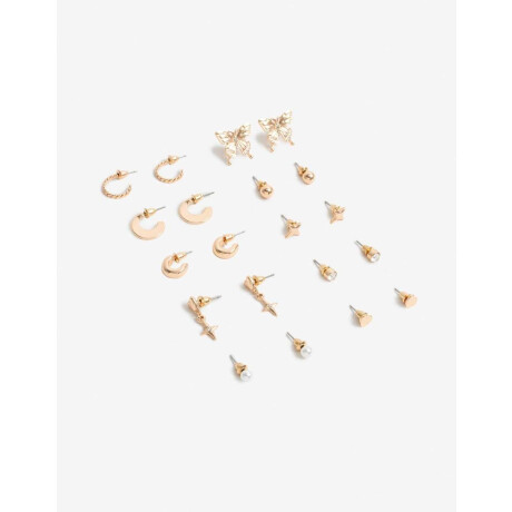 Aros Set Metal Dorado