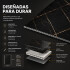 Placa PVC Símil Mármol Utilizables 2,2X1,22 Resistente 3Mm Negro