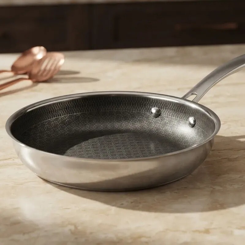 Sartén de acero Inoxidable de 24cms con revestimiento en cerámica - Cuisinart Sartén de acero Inoxidable de 24cms con revestimiento en cerámica - Cuisinart