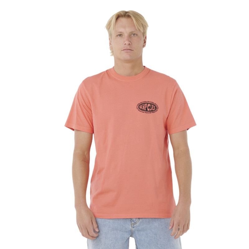 Remera Rip Curl Raw Energy De Oval Tee - Rosa Remera Rip Curl Raw Energy De Oval Tee - Rosa