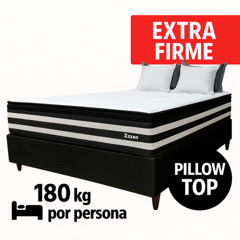 Sommier ZZZEN - Colchon Espuma EPS Y Pillow Top - 138x188X72 - 180 Kg Sommier ZZZEN - Colchon Espuma EPS Y Pillow Top - 138x188X72 - 180 Kg