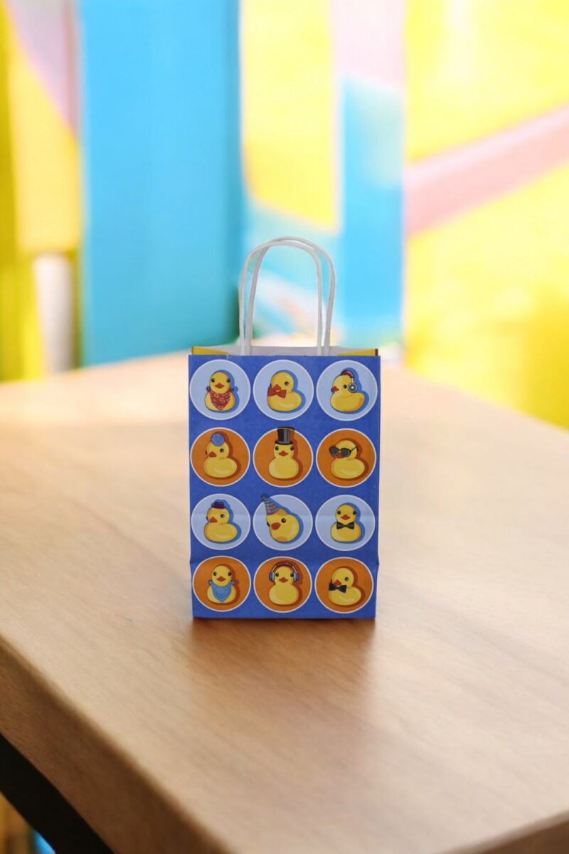 Bolsa 14x08x20 cm - Patitos pop 