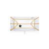 BAÑORN Baño Stokke Flexibath Plegable Transparente Mickey