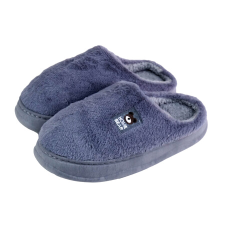 PANTUFLA DAMA PELUCHE OSO BORDADO PANTUFLA DAMA PELUCHE OSO BORDADO