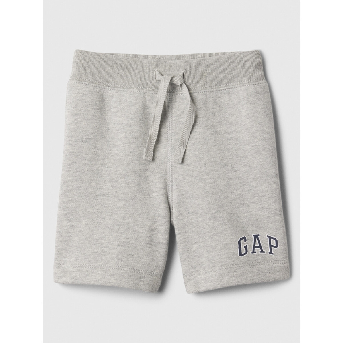 V-SOLID LOGO SHORT - LIGHT HEATHER GREY B08 