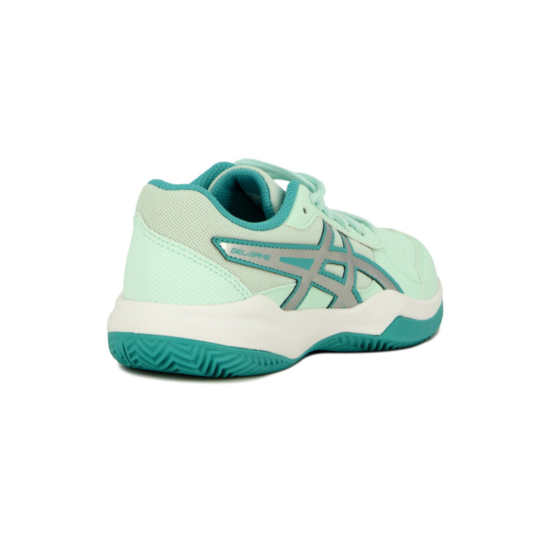 Asics Gel-game 7 Clay/oc Gs - Bio Mint/pure Silver Menta-plata