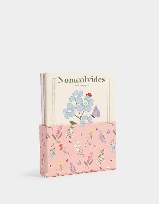 Anotadores Cuadernos y Memos Set De 5 Libretas A6 Cosidas En Cajita - Combinacion Multicolor