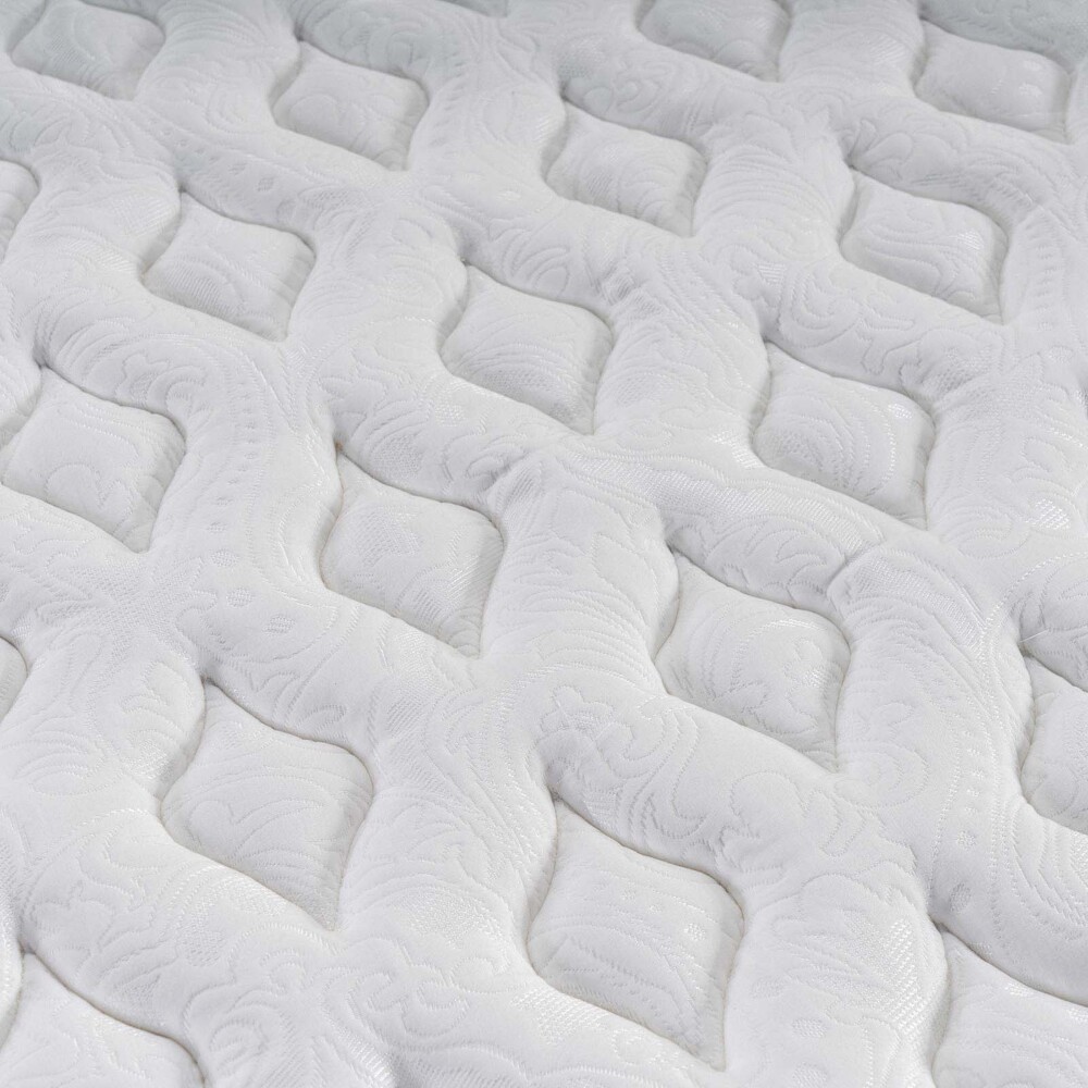 COLCHÓN SUPER KING RESORTESPOCKET GRIS VICENZO LÁTEX NATURAL