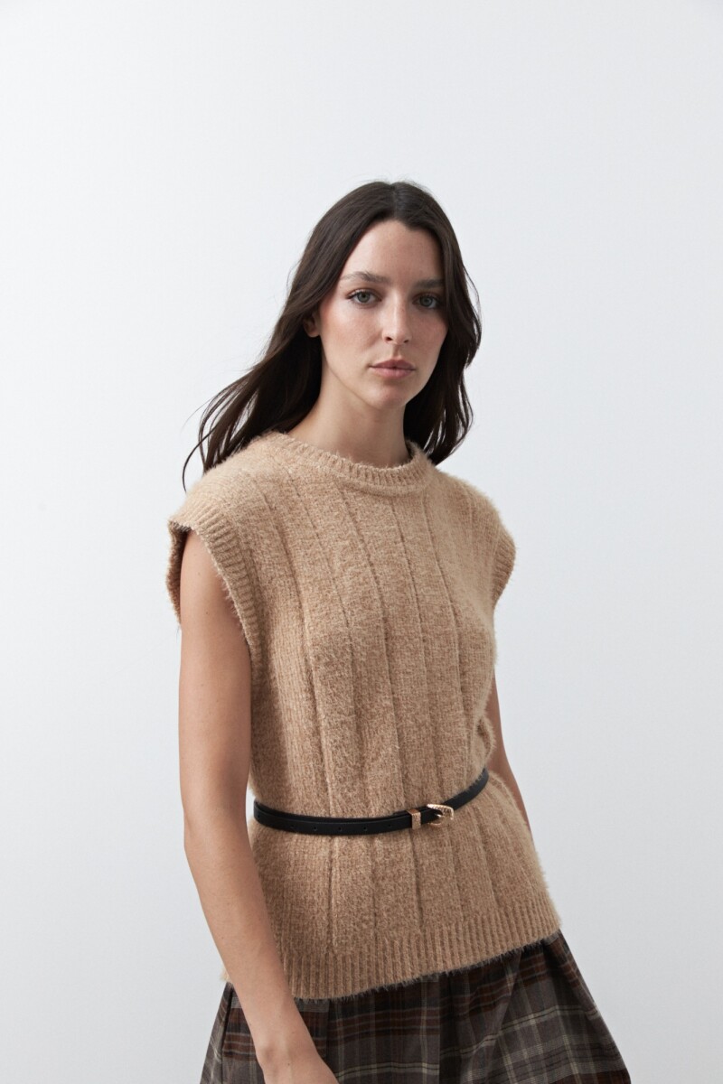 CHALECO HUANUCO Beige