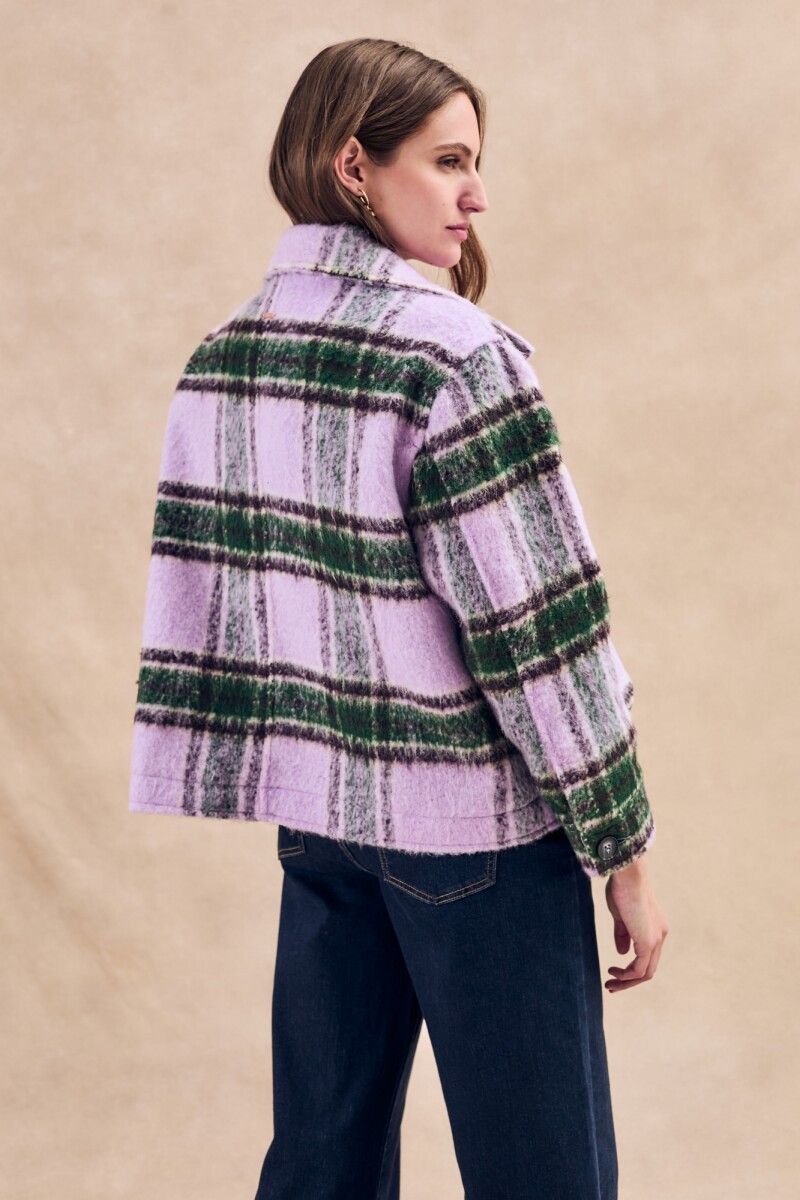 Tapado Cuadros Lana Multi