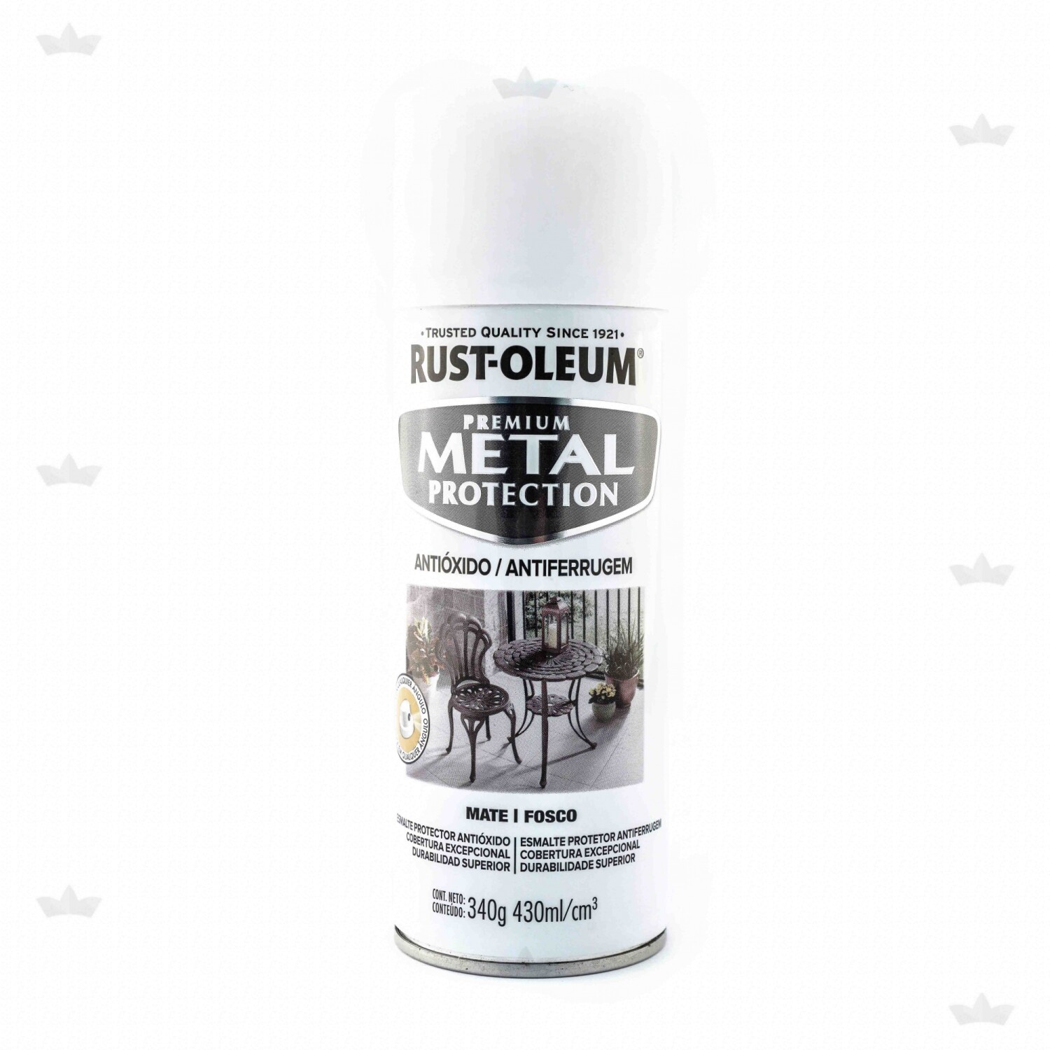  Rust-Oleum 7780830 Pintura en aerosol antióxido, de 12 onzas.  Capa protectora blanca, para metal. : Herramientas y Mejoras del Hogar