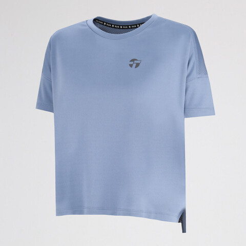 T-SHIRT MC WMN RNG UP crudo tofu azul stone