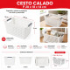 Cesto calado P 28 x 18 x 14 cm BLANCO