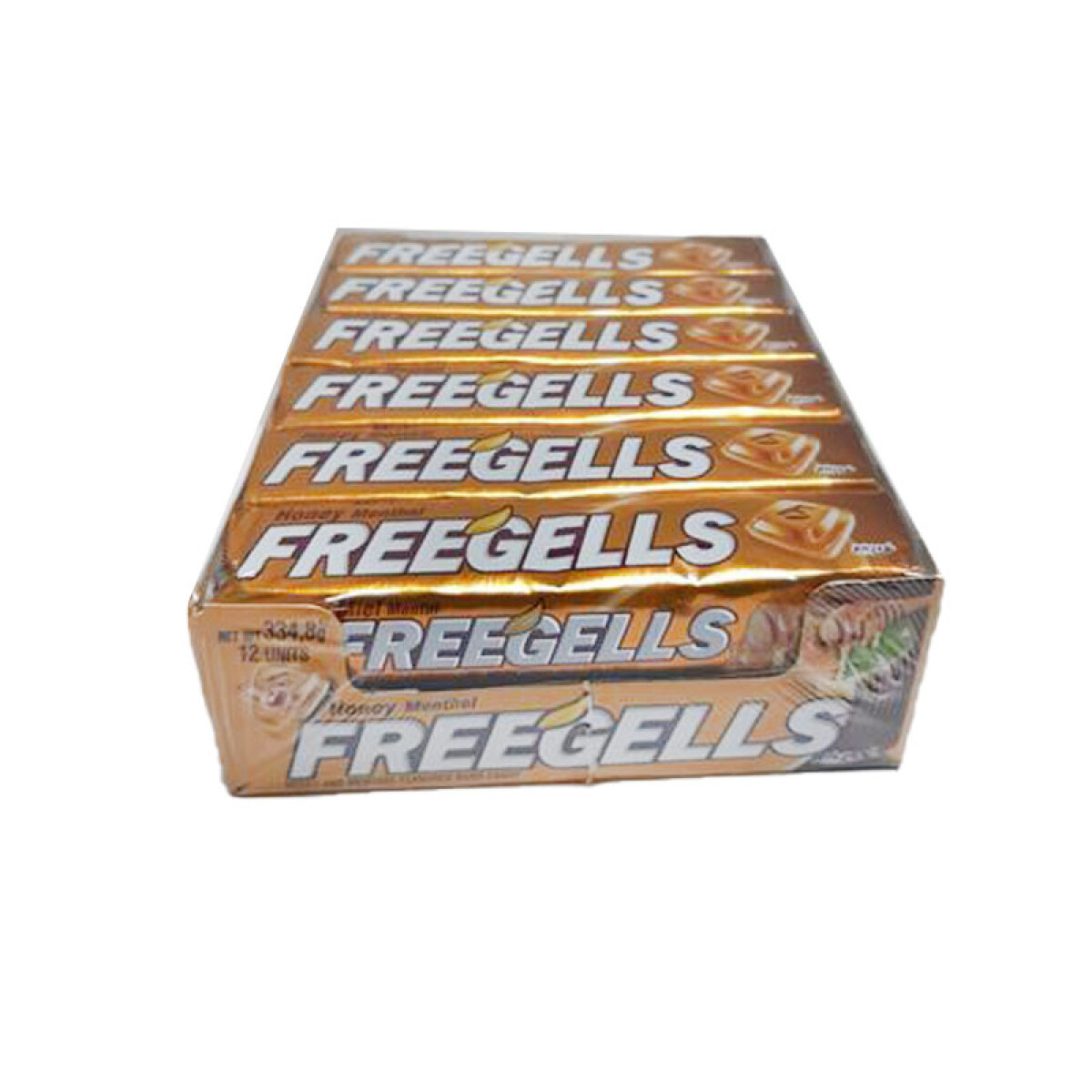 Pastillas FREEGELLS x12 Unidades - Miel Mentol 