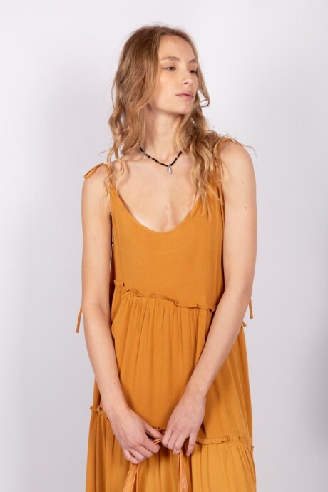 Vestido Vika Mostaza