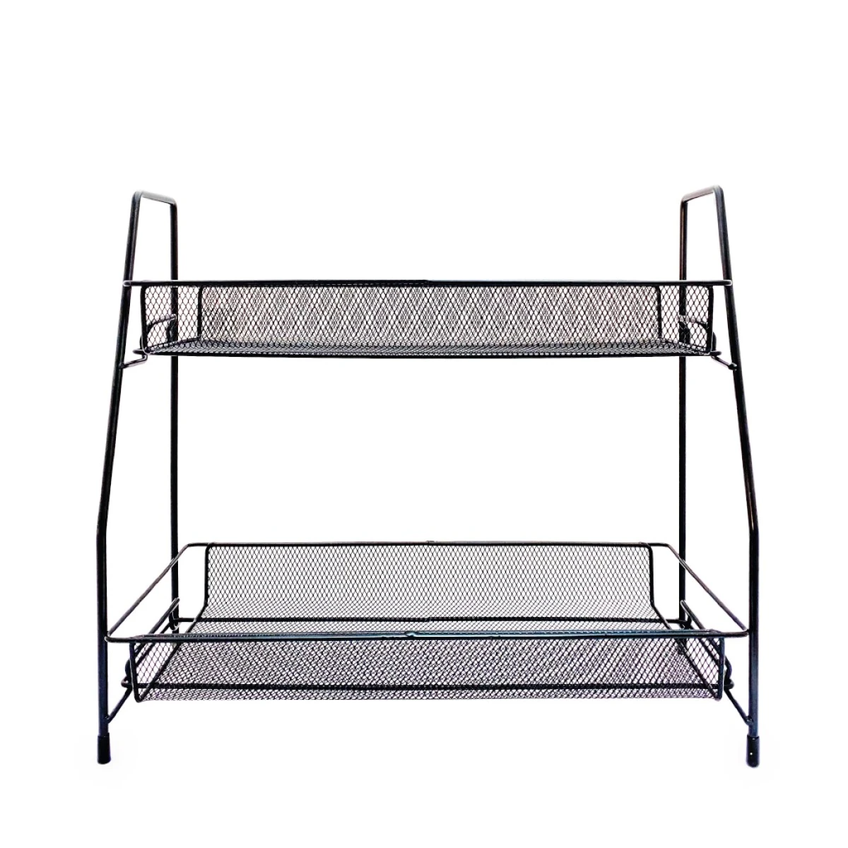 ORGANIZADOR MESA ACERO NEGRO 36x17x33CM 
