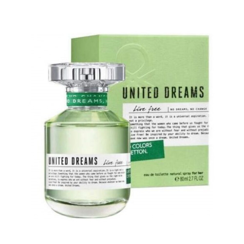 BENETTON LIVE FREE WOMAN EDT FR. X 80 ML única