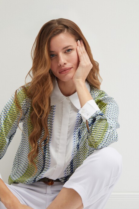 Camisa estampada crudo