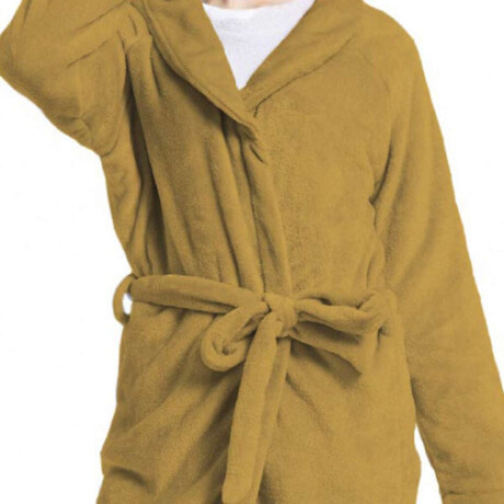 Bata de Cama Microfibra Home Class Talle P al XG Camel
