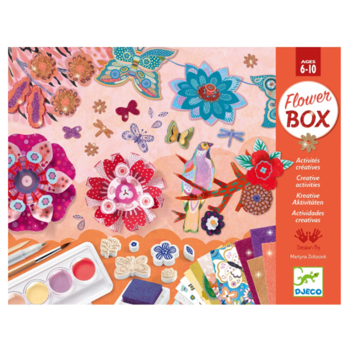 Kit de Manualidad Djeco 6 manualidades - Flower Box 