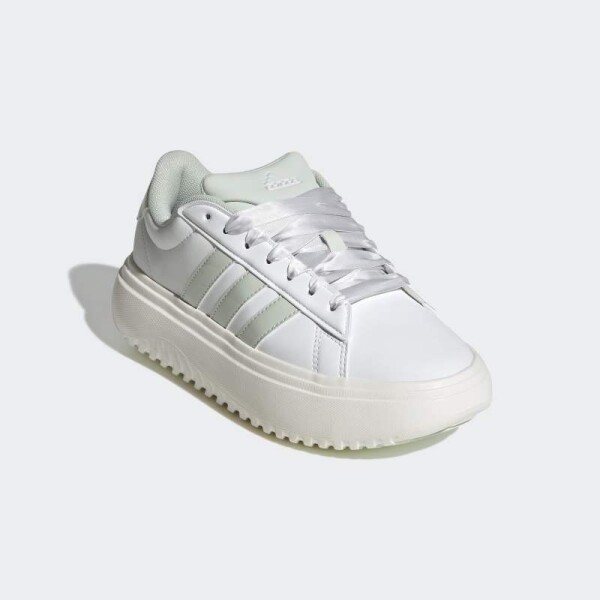 Championes Adidas Grand Court Platform Blanco
