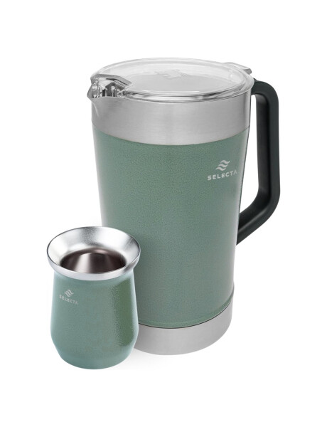 SET JARRA 1.9L + MATE 330ML A.INOX VERDE SELECTA SET JARRA 1.9L + MATE 330ML A.INOX VERDE SELECTA