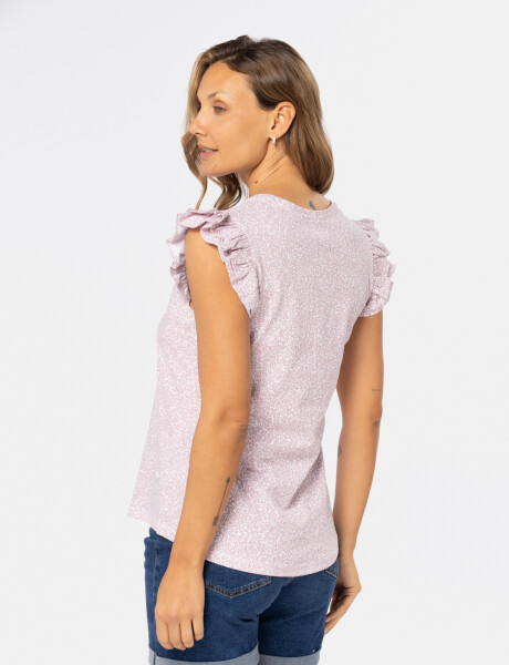 REMERA ESTAMPADA Rosado