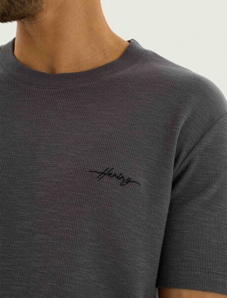 CAMISETA MANGA CORTA GRIS
