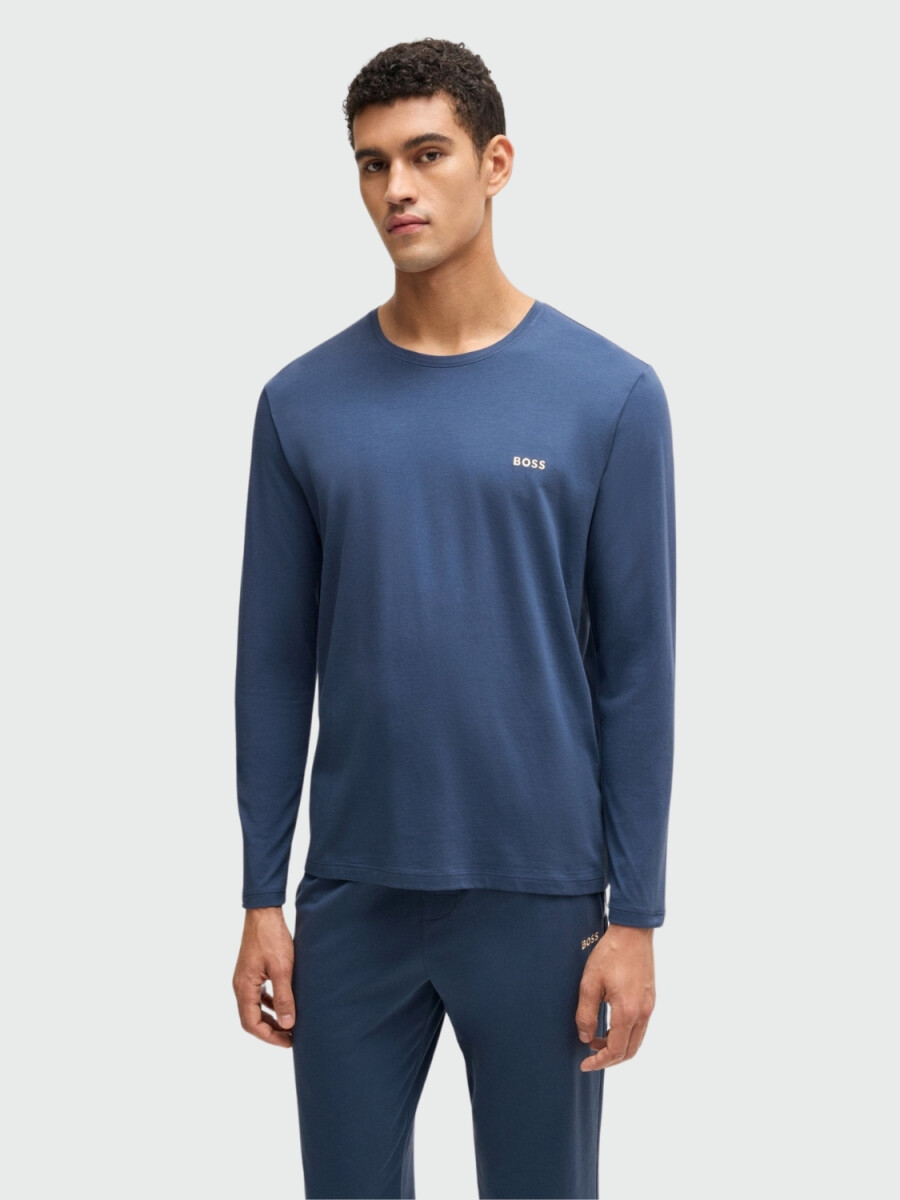BOSS - Buzo de Manga Larga Loungwear - Violeta 