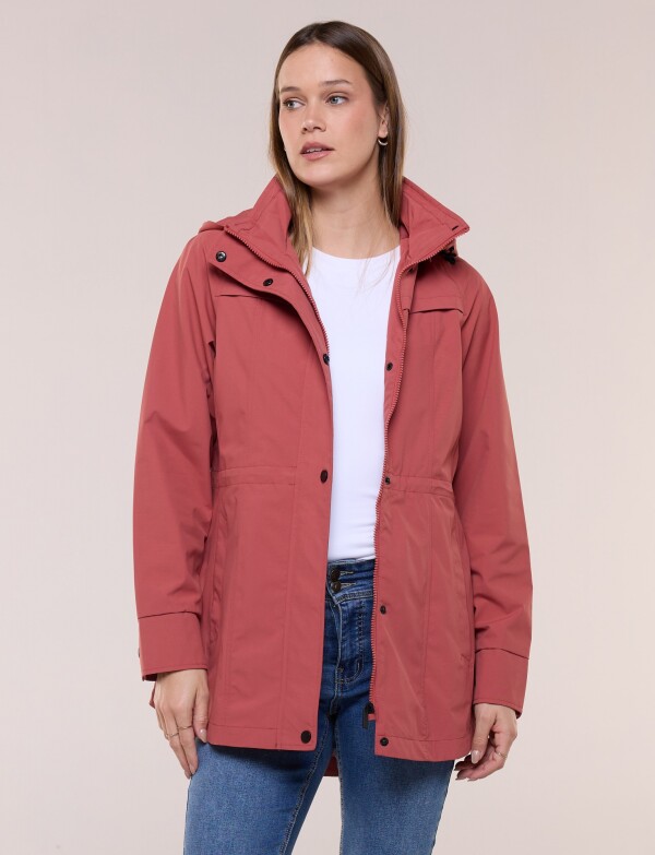 Campera Liviana Impermeable TERRACOTA