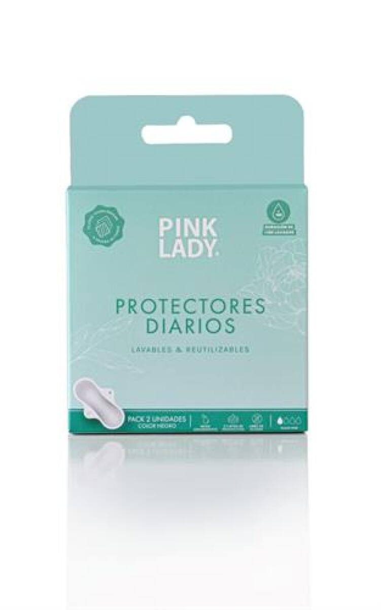 Pink Lady Protectores Diarios Reutilizables Común 2 unidades 