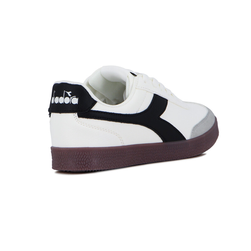 Diadora Bamtelo Pu-l Lifestyle Mujer / Blanco-negro Blanco-negro