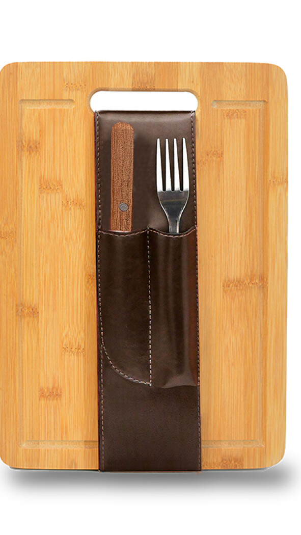 SET PARRILLERO NORMANDO CHOCOLATE